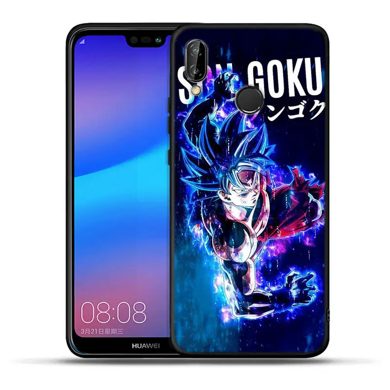 Dragon Ball Z Super DBZ Goku Модный чехол для huawei mate 20 10 P30 P20 P10 P9 P8 Lite Pro P Smart чехол для телефона чехол