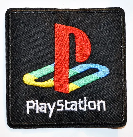 

SONY PLAYSTATION 1 2 3 4 - Video Game Logo Embroidered Iron-On Patch!