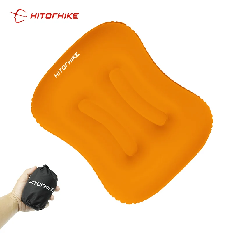 Travesseiro para Avião Confortáveis para Dormir Travesseiro de Camping Acessórios de Viagem Pescoço Travesseiro Inflável Mini 4 Cores Almofadas Home Textile 26 High Quality Esporte e Lazer