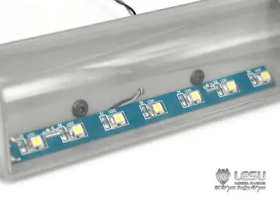 LESU металлический светодиодный светильник коробка с ЧПУ Блестящая крышка сопротивления 1/14 RC Tmy тягач TH02577