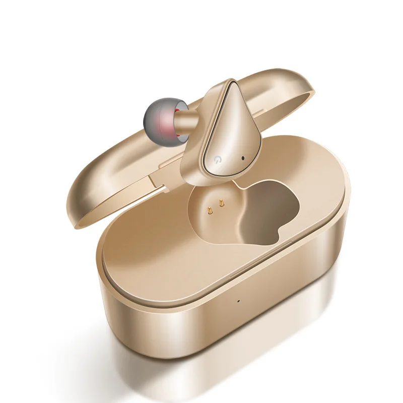 

New Mini Wireless Headset With Charging Box Bluetooth Earphones Single Ear In Ear Commercial Handsfree Headset Soft Earbuds