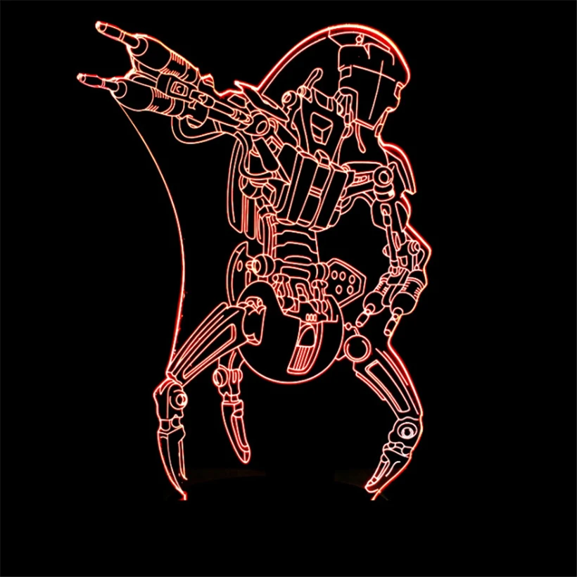 Robot 3d night light (8)