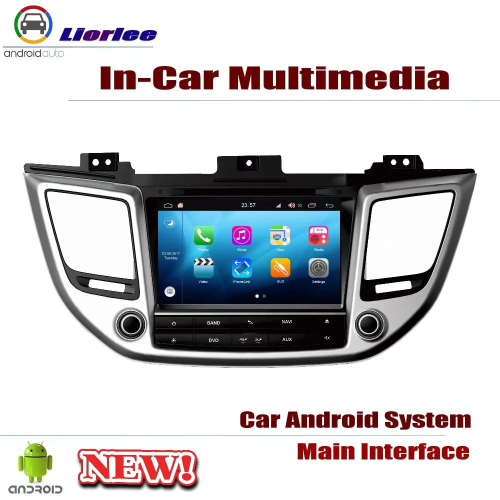 Excellent Auto DVD Player GPS Navigation For Hyundai Tucson (TL) 2015~2019 Car Android Multimedia System Screen Radio Stereo Head Unit 1