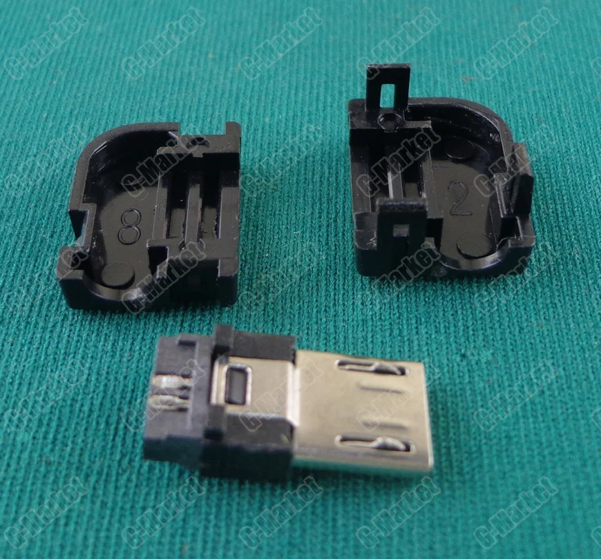 10 шт./лот Правый ангел 90 градусов длинный Micro USB 2 0 сварочный адаптер из трех частей