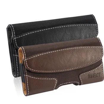

Phone Case Pouch universal Belt Clip holster Flip leather bag for iphone 6/6s/7/8 Plus sport carry waist bag fit 5.5inch