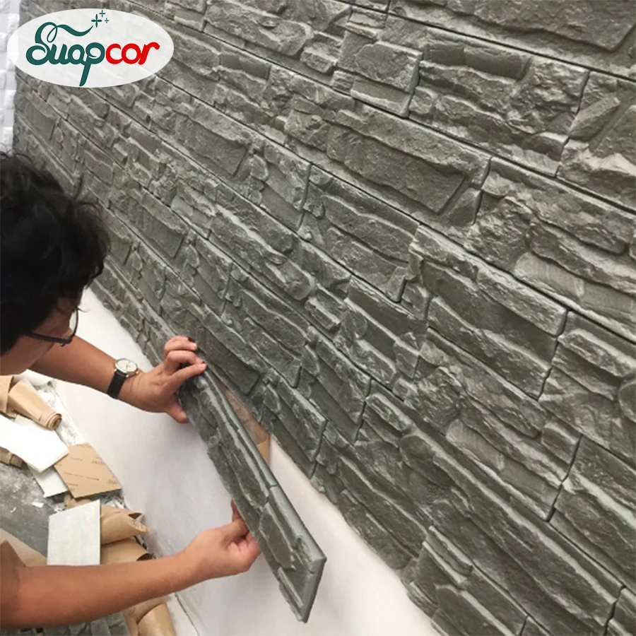 Us 298 40 Di Scontoauto Adesivo 3d Wall Sticker Camera Dei Bambini Impermeabile Sfondo Di Mattoni Carta Da Parati Murale Soggiorno Camera Da Letto