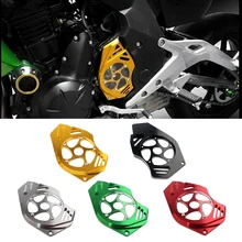Frente da Roda Dentada Cadeia Guarda Motor Tampa Cap Para Kawasaki ER6N ER6F 2006 2007 2008 2009 2010 2011 2012 2013 2014 2015 2016 2017
