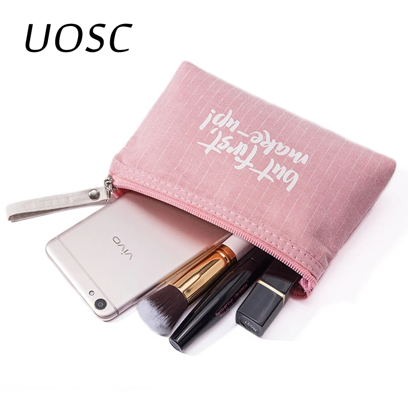 Косметичка UOSC 2018, портативная женская сумка для макияжа, косметичка для путешествий, сумка для мытья, косметичка, органайзер для макияжа, чехол для хранения красоты|Косметички| | АлиЭкспресс
