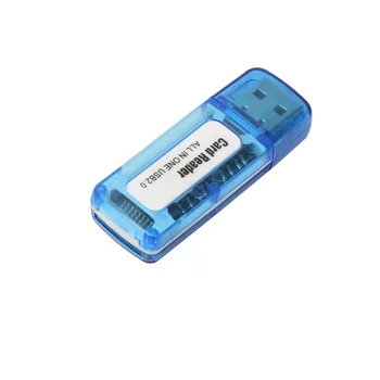 

New USB 2.0 4 in 1 Memory Multi Card Reader for M2 SD SDHC DV Micro SD TF Card 1pcs
