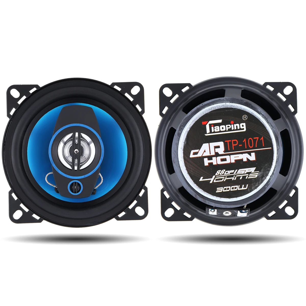 Pitch para Carro 300w para Carro Alto-falante Automotivo Peças Polegada Automóvel Hifi Áudio Alcance Total Frequência Coaxial 2 4 18 Automóveis e motos