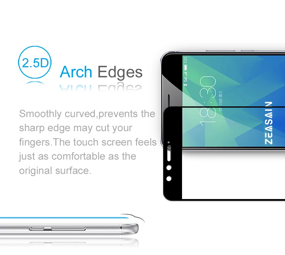 Original ZEASAIN Full Cover Tempered Glass for Meizu M5S M5 S Meilan 5S Screen Protector Anti Scratch Protective Glass Film 2.5D (13)