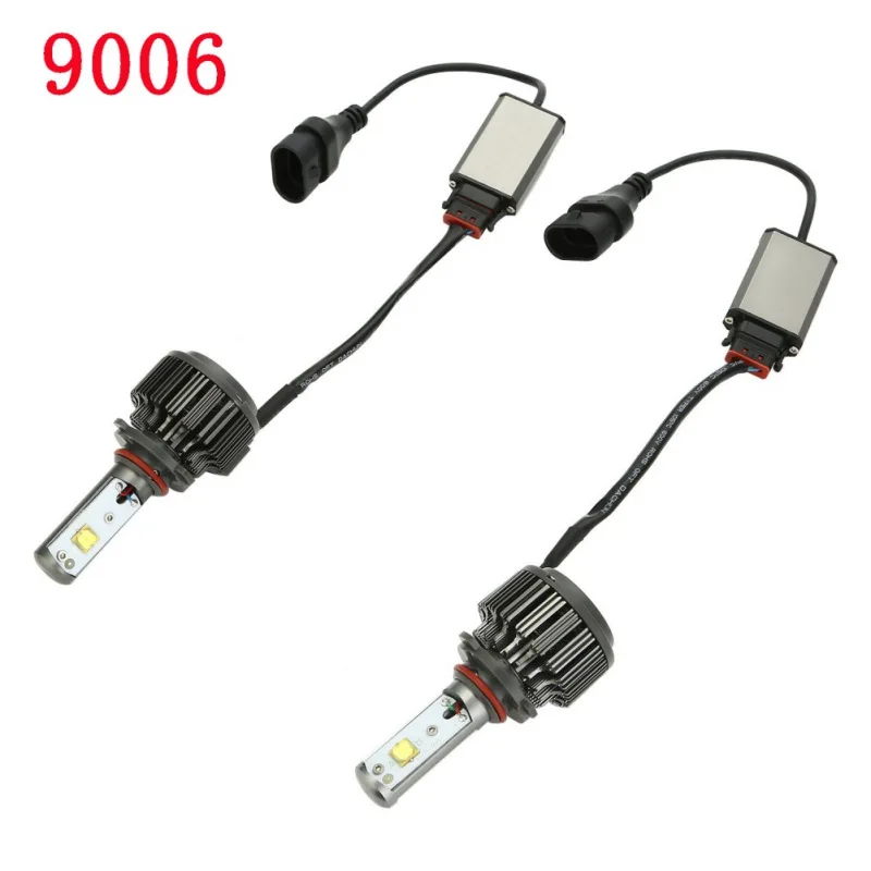 1 пара автомобиля HeadlightH1 H3 H4 H7 H13 880 9004 HB5 80 Вт 6000 К светодиодный лампы Авто внешний свет K7 автомобильных фар источник света