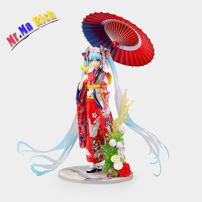 

Japan Anime Hatsune Miku Figure Kimono Miku Pvc Action Figure Collectible Kids Toys Model Doll Brinquedos Juguetes 20cm