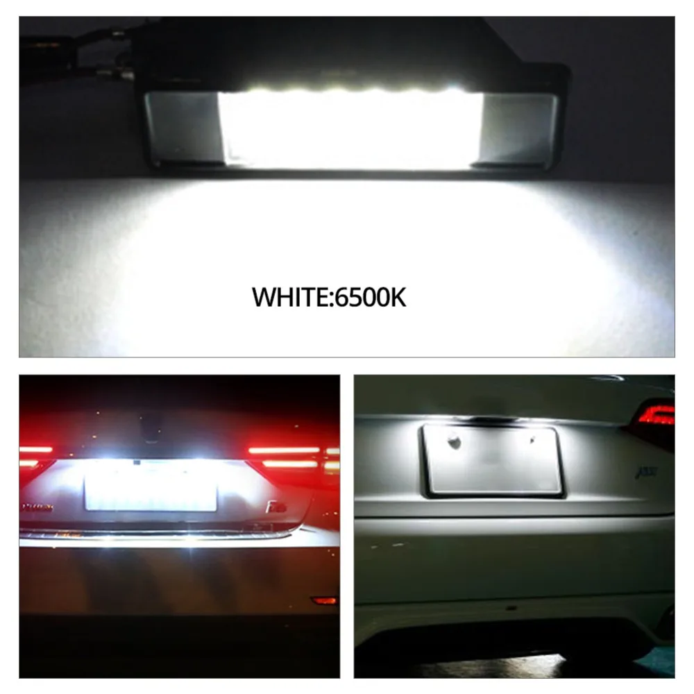 2 светодиодный т. Автомобильные светодиодные лампы 12 В 6500 к для Peugeot 307/308/106/207 Citroen