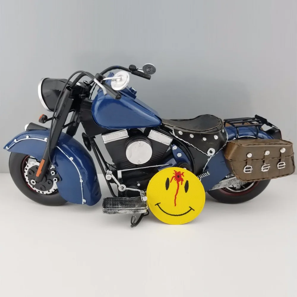 A70911-2 (3)Yellow Shot Smiley Fun Embroidered Iron On Or Sew On Patch For Front Lady Biker, 33 INCH Free Shipping