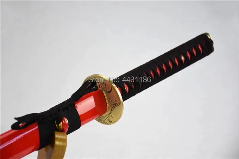 Японский прямой нож ручной работы из 1060 углеродистой стали, острый японский меч ниндзя, катана, Самурай, настоящие мечи для косплея