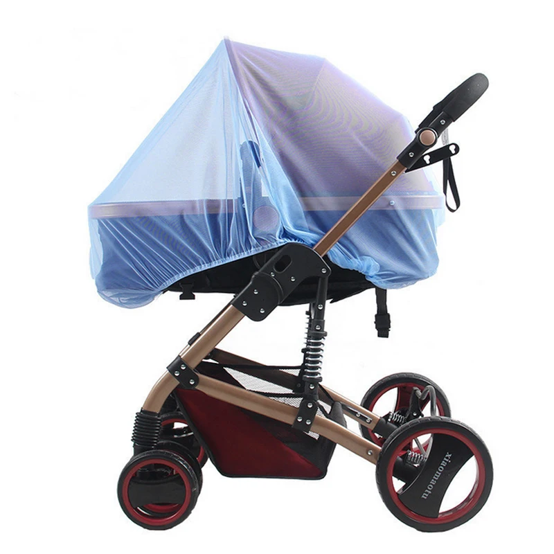 2Pc/Lot Baby Stroller Mosquito Net Safe Mesh Buggy Crib Netting Baby Cart Mosquito Net Outdoor protect cooling mattress topper