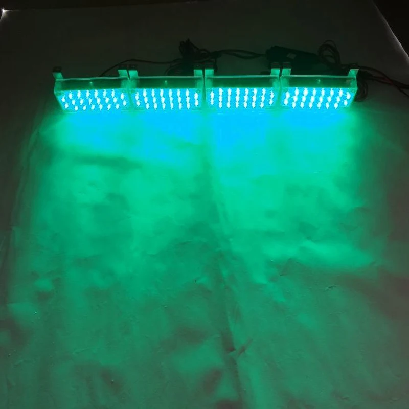 NEW Car Flashing 4x22 Emergency LED Strobe Light Red & Blue (full white