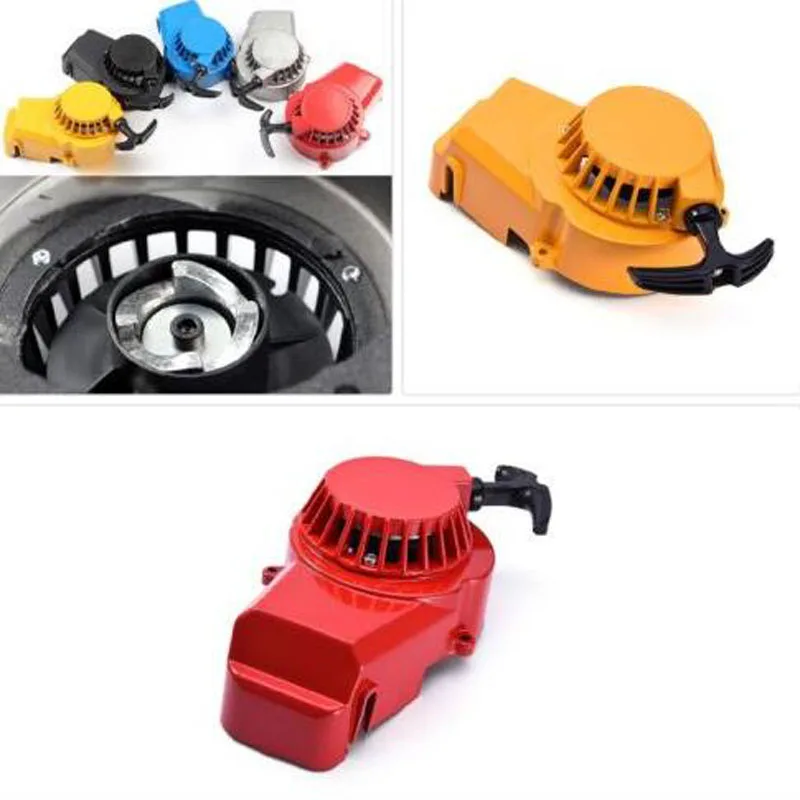 

Y1G 1pcs Aluminum Mini Bike Motocross 2 STROKE Pull Start Starter 47cc 48cc 49cc ATV Quad Pull Starter Motorcycle Accessories
