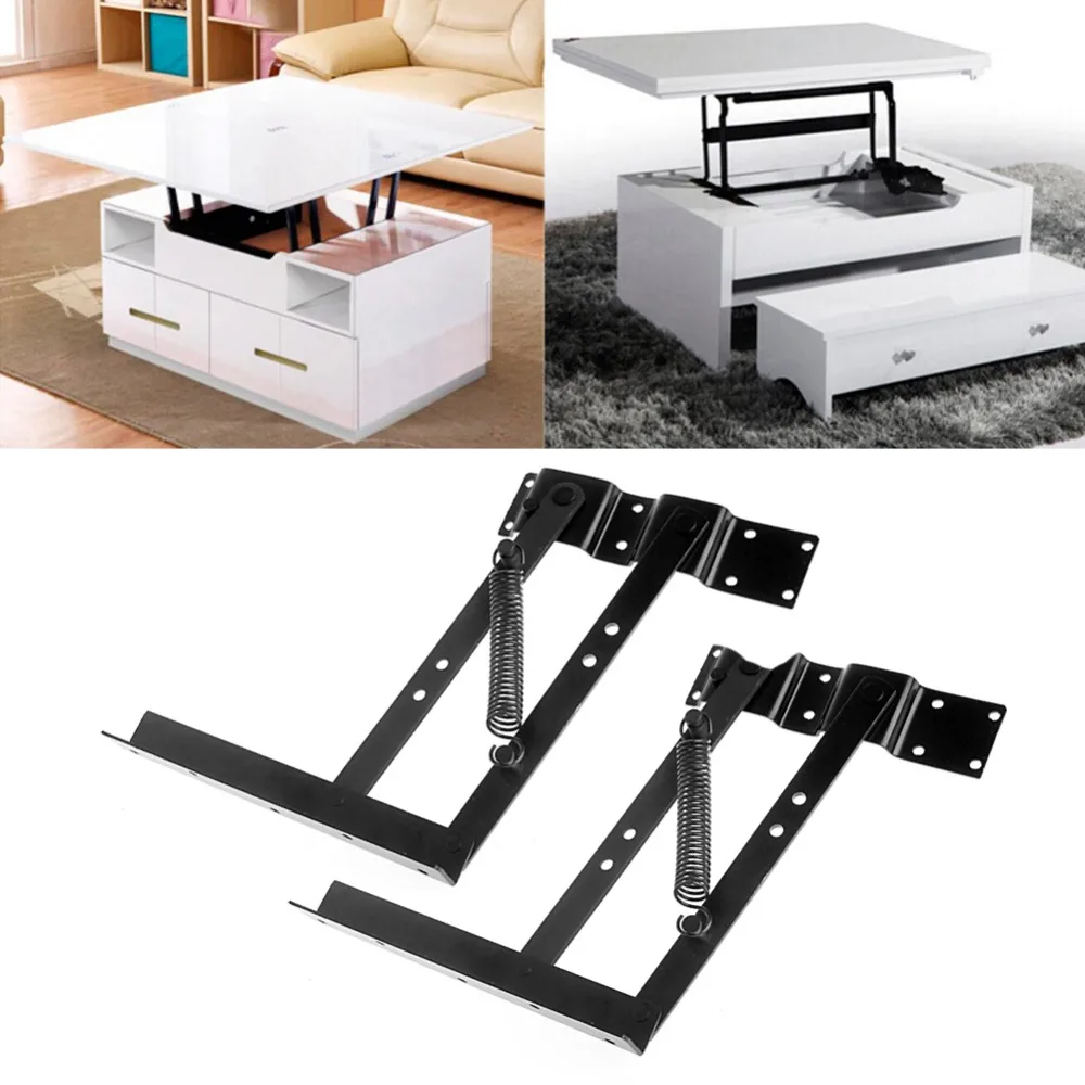 1Pair Lift Up Top Coffee Table Lifting Frame Mechanism Spring Hinge Hardware Dropshipping 1Pair Lift Up Top Coffee Table Lifting Frame Mechanism Spring Hinge Hardware Dropshipping