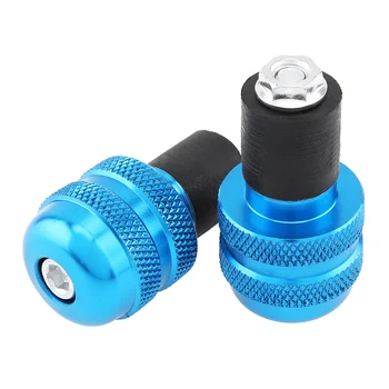 

Univeral Motorcycle 22mm Aluminum Anti-Vibration Handlebar End Plug Weights Grips Cap Plug Slider Two Color Optional