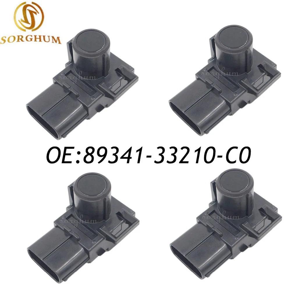 Резервный датчик парковки PDC для Toyota 2012 2015 Camry Land Cruiser 89341 33210 C0 черный 4 шт.|backup parking