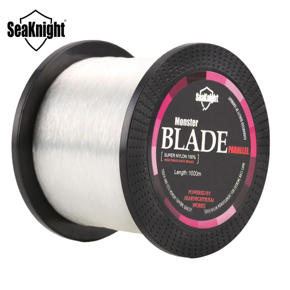 

SeaKnight Brand BLADE Series 1000M Monofilament Nylon Fishing Line 0.105-0.500mm Durable Japan Material Carp Fishing Line 2-35LB