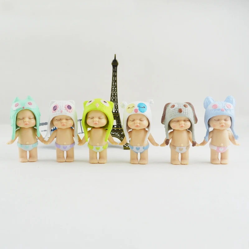 1-STKS-Willekeurige-levering-Slapen-Baby-Poppen-Actie-figuren-Pop-Kids-Gift-Kerstcadeaus-pvc-figure-model (1)