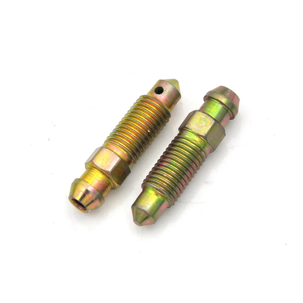 4pcs Caliper Steel Bleed Screw Nipple for M8 x 1.0mm Motorcycle Bike Brakein Screws from Home