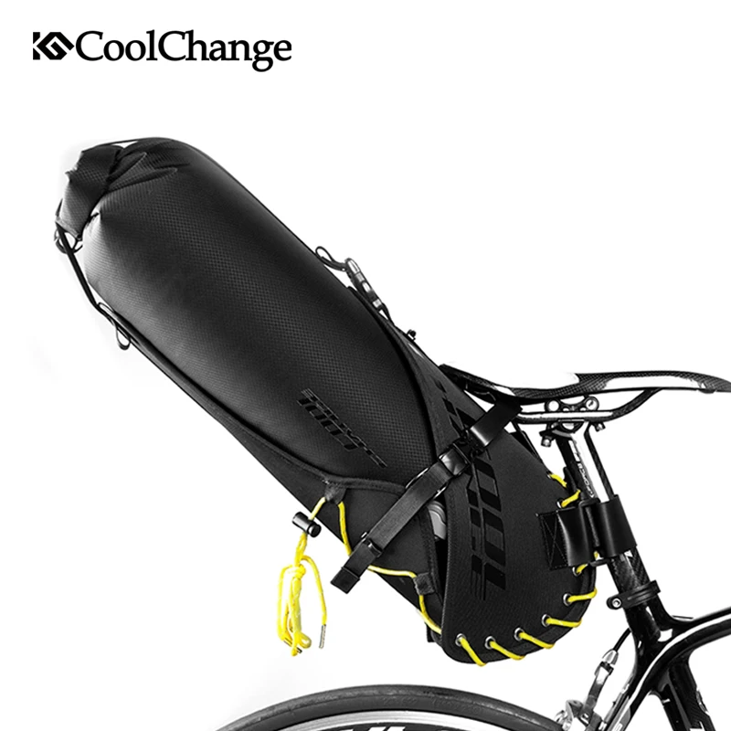 Coolchangle Bikepacking сумки велосипедные сумки большой емкости складные Велоспорт хвост задний мешок горный Mtb велосипед седло мешок