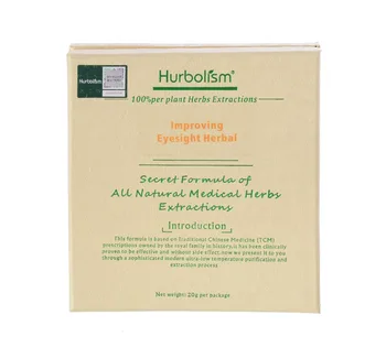

Hurbolism New update Improving Eyesight Herbal Formula Treat of Myopia, Prevent Short Sight and Cataract Protect Liver Functions
