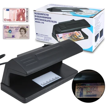

4W Ultraviolet UV Light Counterfeit Bill Detector Handheld Currency Money Detection Tester Machine with Led Blacklight For Bank
