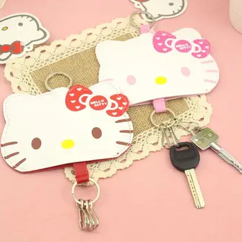 

10 Pcs Cartoon Pu Leather Home Car Plastic Key Storage Case Holder Size 12.5*8.8CM