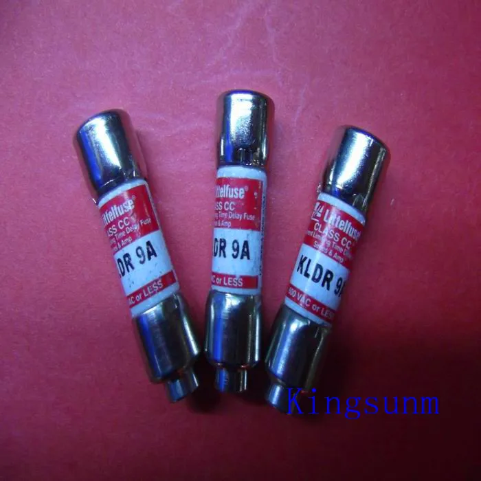 

Free shipping 10pcs KLDR 9 genuine American Netlon CLASS CCTIME-DELAY delay fuse / fuse 600V9A