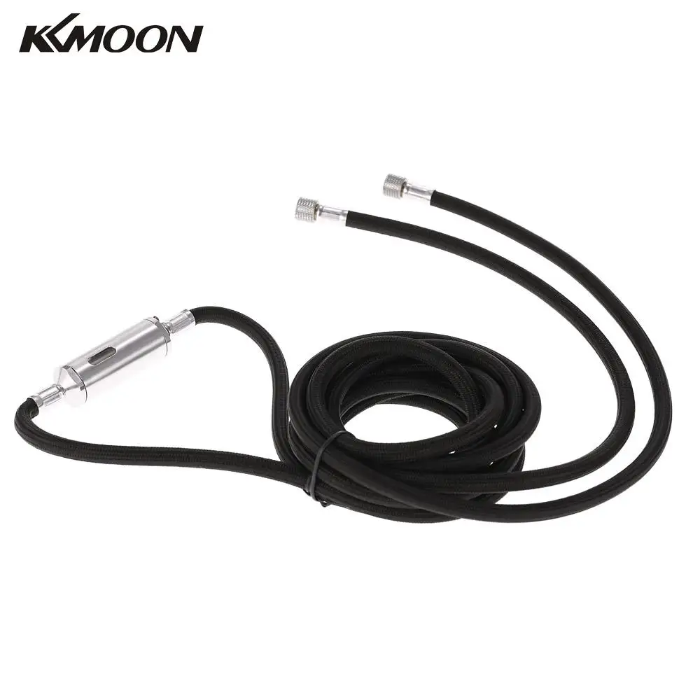 

Professional 10ft Nylon Braided Airbrush Hose with Inline Air Filter Water Trap & Standard BSP 1/8" 3m(10') Size Fitting Ends