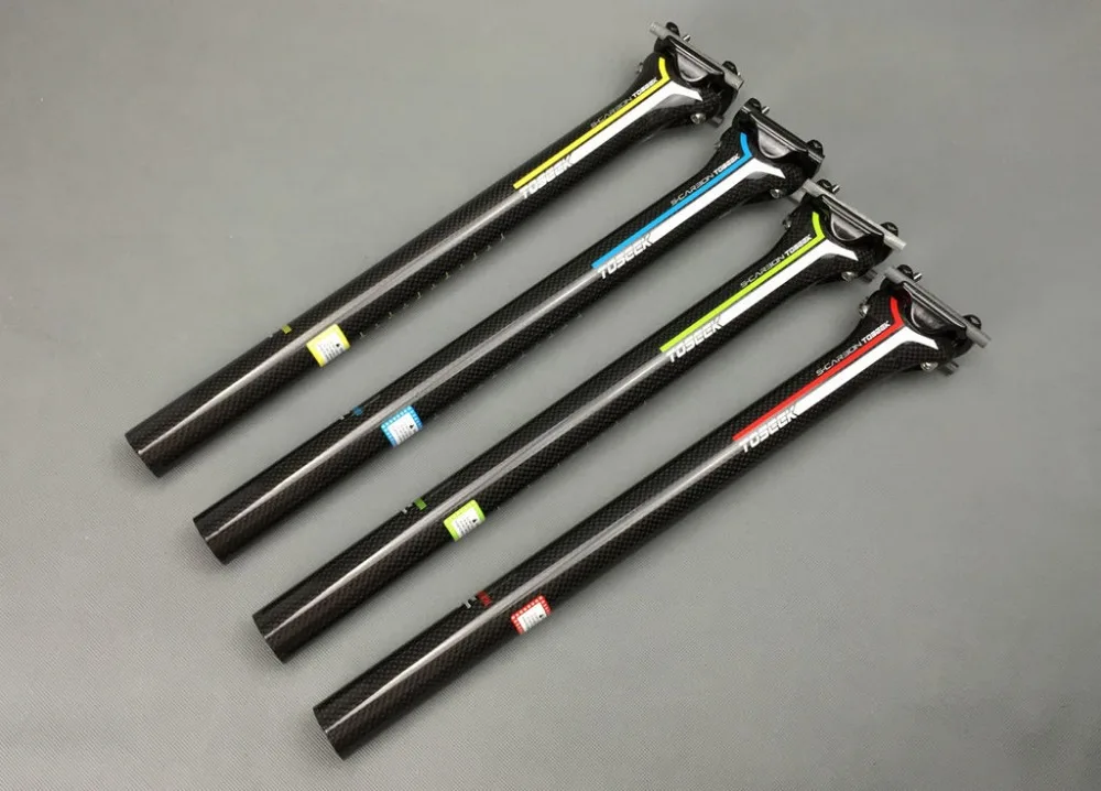 1×TOSEEK Rennrad Fahrrad MTB Sattelstütze Kohlefaser 27,2 30,8 31,6mm Seatpost 1×TOSEEK Rennrad Fahrrad MTB Sattelstütze Kohlefaser 27,2 30,8 31,6mm Seatpost