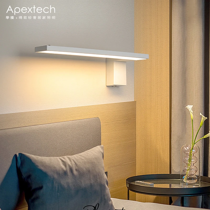 Apextech светодиодный креативный настенный светильник для спальни, прикроватный светильник для чтения, для детей, для кабинета, домашнего декора, светильник ing