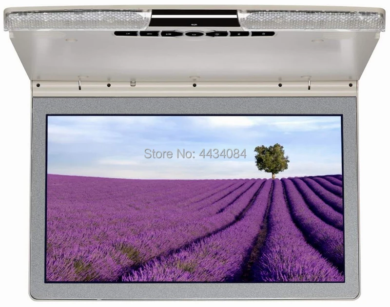 

Ouchuangbo 17.3 inch car ceiling monitor lip down roof DVD with USB/SD(MP5))/IR/FM Transmitter HDMI Wireless games