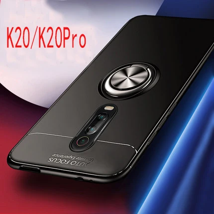 

For Xiaomi Redmi K20 Pro Case Soft Silicone With Stand Ring Shockproof Protective Back Cover case for xiaomi redmi k20 k20pro