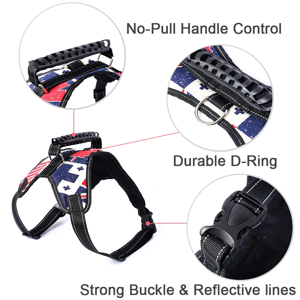 Collars, Harnesses & Leashes Dogs Adjustable Dog’s Harness  My Pet World Store