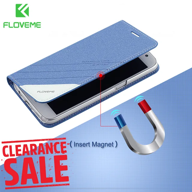 Best Price FLOVEME Flip Business Case For iPhone X 6 6s 7 8 Plus 5 5S SE Cover Leather Wallet Cases For iPhone X XS XS Max XR Accessories  