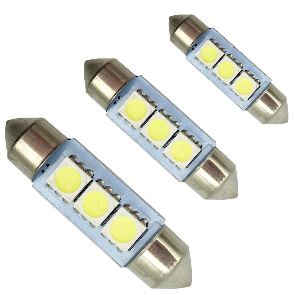 30X36 мм/39 мм/41 мм 3 SMD 5050 3SMD гирлянда C5W 12 V интерьера с номерным знаком с полукруглой головкой Светодиодная лампа для авто светодиодная фара для автомобиля лампа Парковка