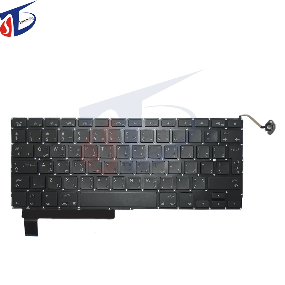 Оригинальный идеально A1286 арабский клавиатура для Apple Macbook Pro 15 ''арабская