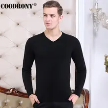TOP QUALITÄT 2016 Herbst Winter Neue 100% Echt Merinowolle pullover Männer Einfarbig V-ausschnitt Herren Pullover Warme Kaschmir Pullover männer