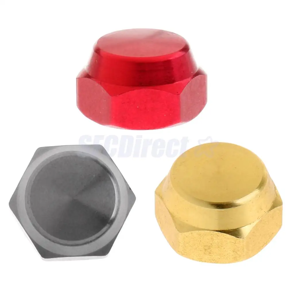 3pc Aluminum Alloy Fishing Baitcasting Reel Crank Nut Right Handle Screw Cap Fishing Wheel Reel Repair Parts Replacement 