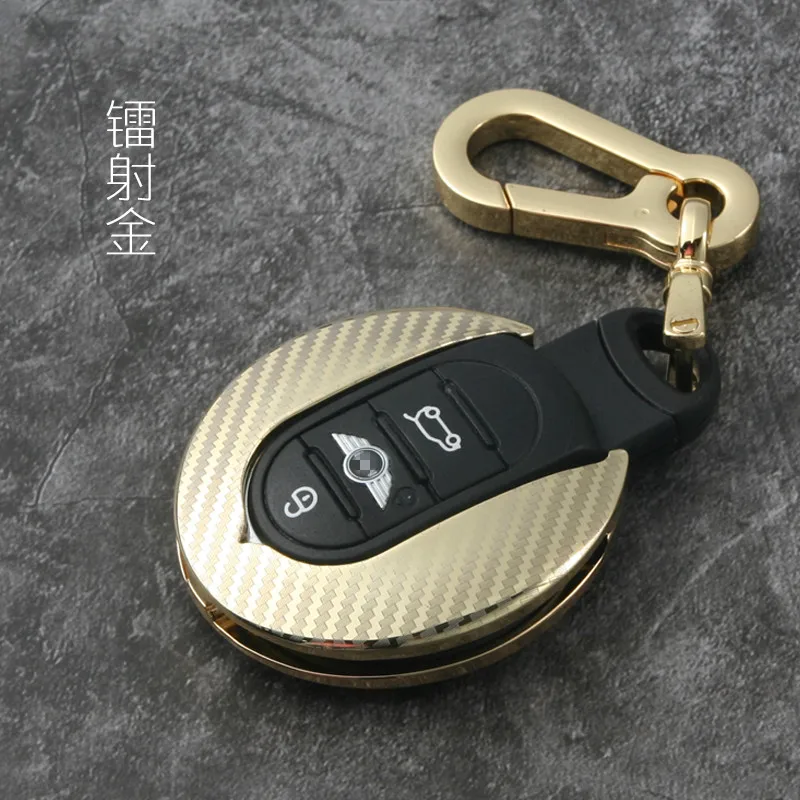 High-Quality-Car-Zinc-Alloy-Key-Holder-Cover-Bag-Case-Ring-For-BMW-MINI-Cooper-One