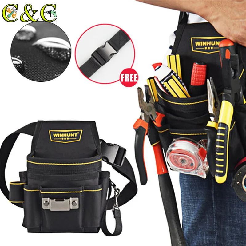 

18 Pocket Tool Belt Electrician Tool Pouch Tool Holder Electrician Waist Maintenance Tool Bag Convenient Multi-pocket