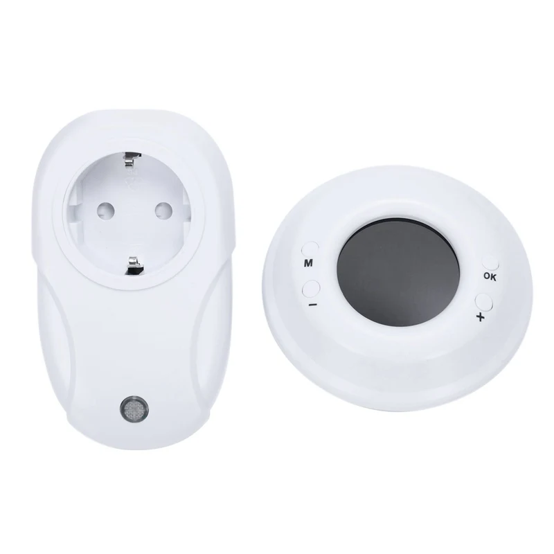 

Hot Thermostat Wireless Plug Thermostat Rf Plug Heating Thermostat Heating Cooling Temperature Controller Controller