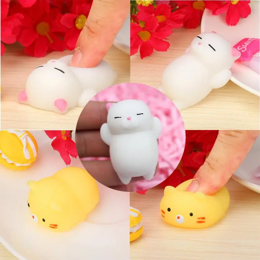 

#5001 Cute Mochi Squishy Cat Squeeze Healing Fun Kids Kawaii Toy Stress Reliever Decor