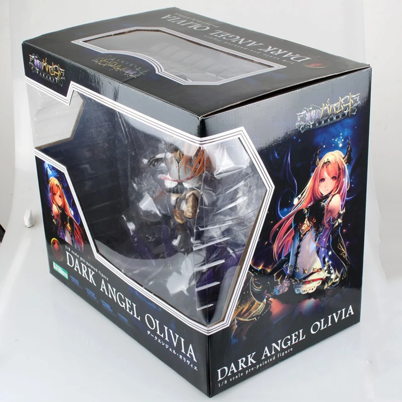 29 см Сексуальная аниме Горячая игра Темный ангел Оливия Ани Kotobukiya ярость бахамута статуя ПВХ Аниме фигурки куклы подарки игрушки для детей